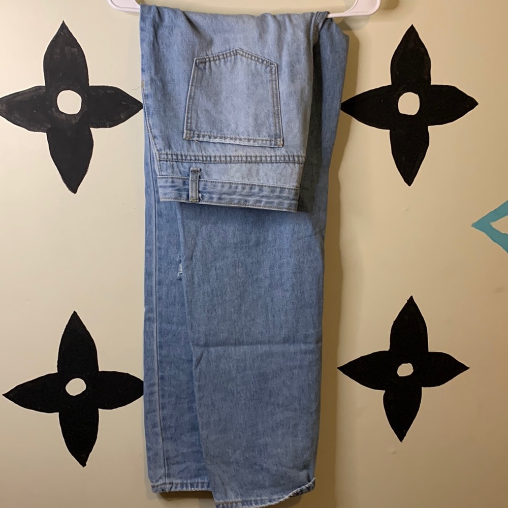 Distressed jeans